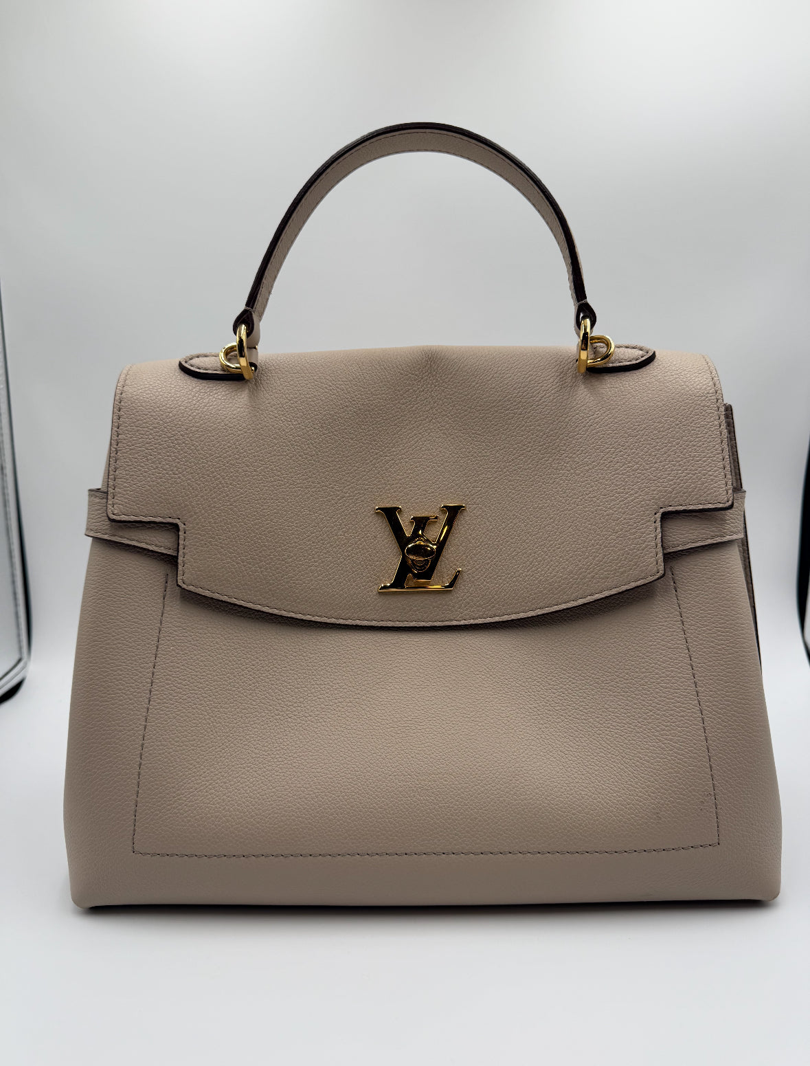 Louis Vuitton Lockme Ever Greige Handbag
