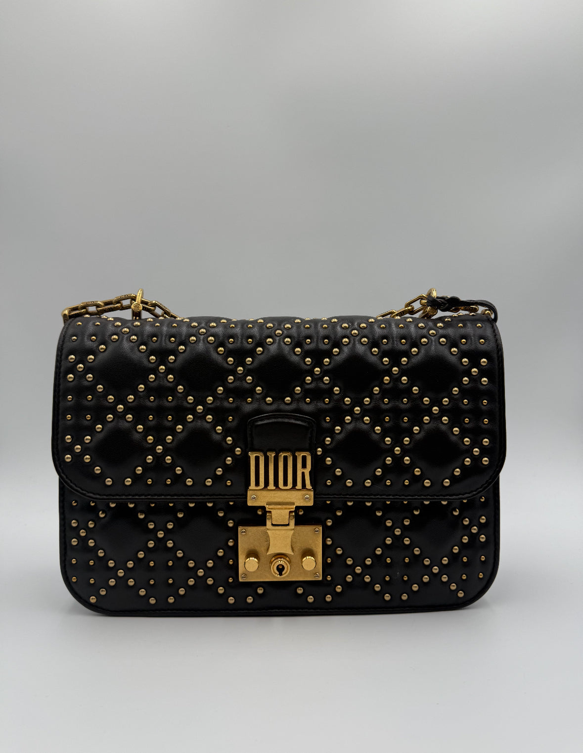 Studded Dioraddict Flap Bag