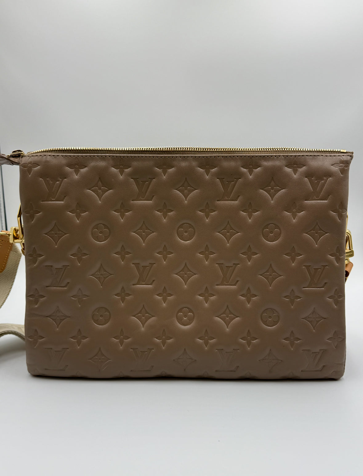 Louis Vuitton Monogram Embossed Coussin PM Shoulder Bag