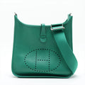 Hermes Evelyn III 29 PM Taurillon Clemence Vert Vertigo Stamp A
