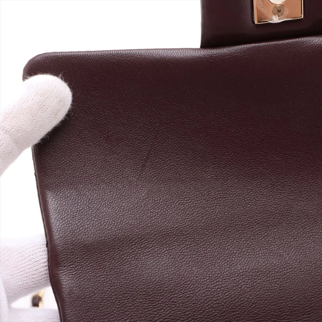 Chanel Brown Mini Top Handle