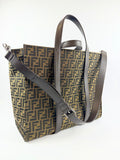 Fendi Zucca Tote Crossbody