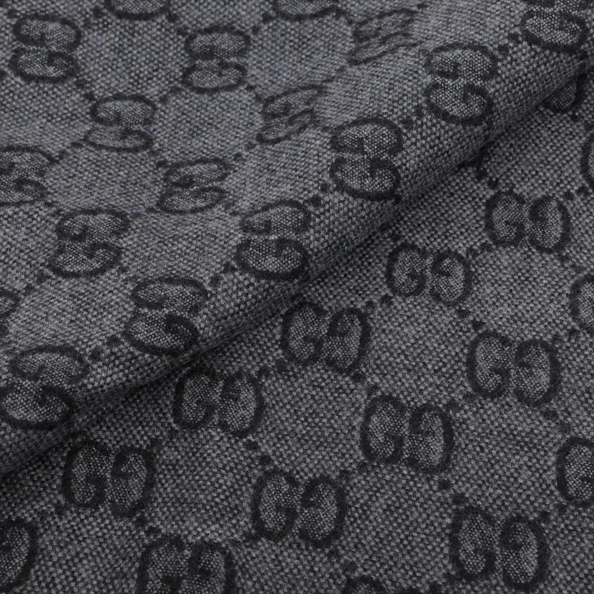 Gucci Scarf Wool Black