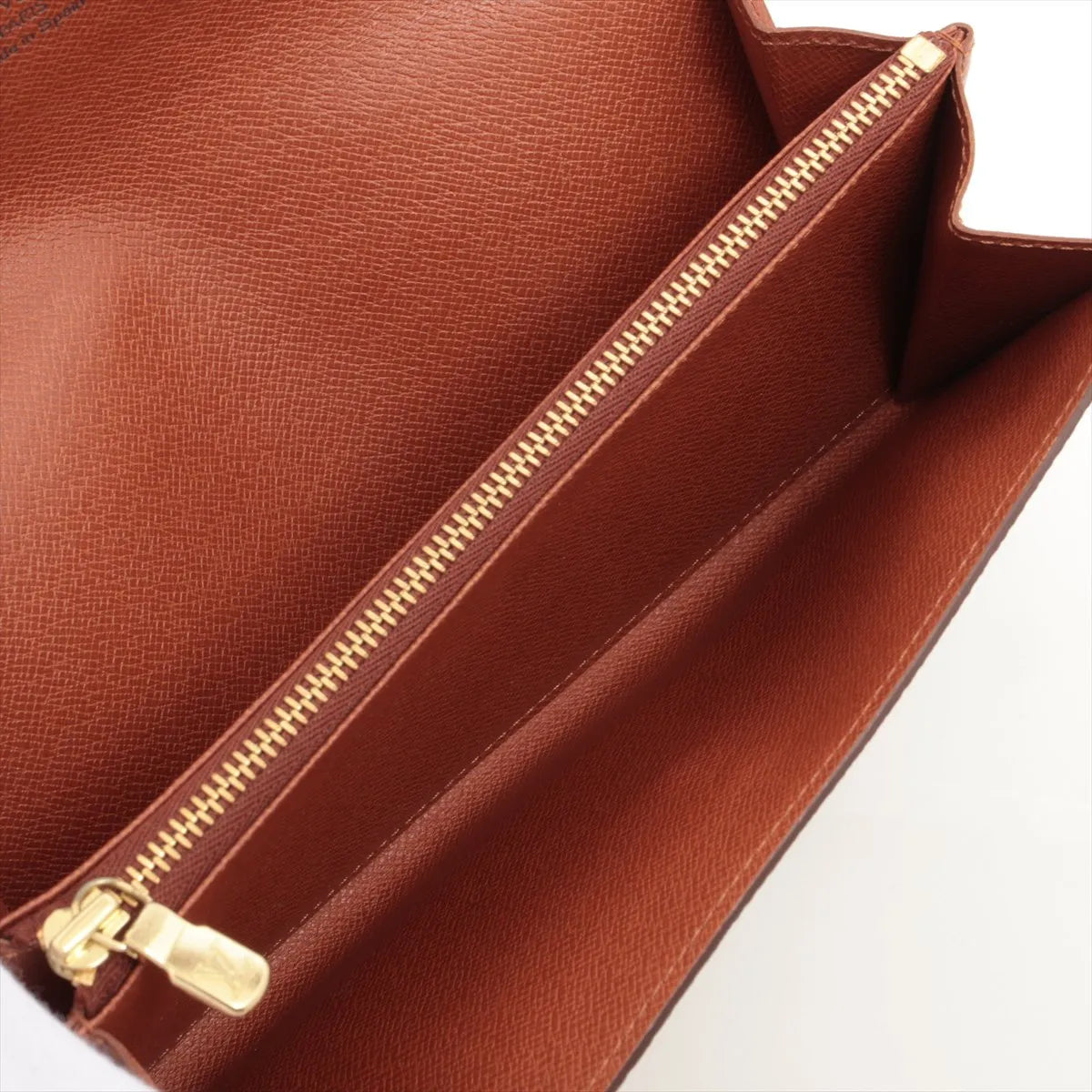 Louis Vuitton Monogram Pochette Porte Brown Long Wallet