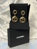 Chanel Pierced Black Drop