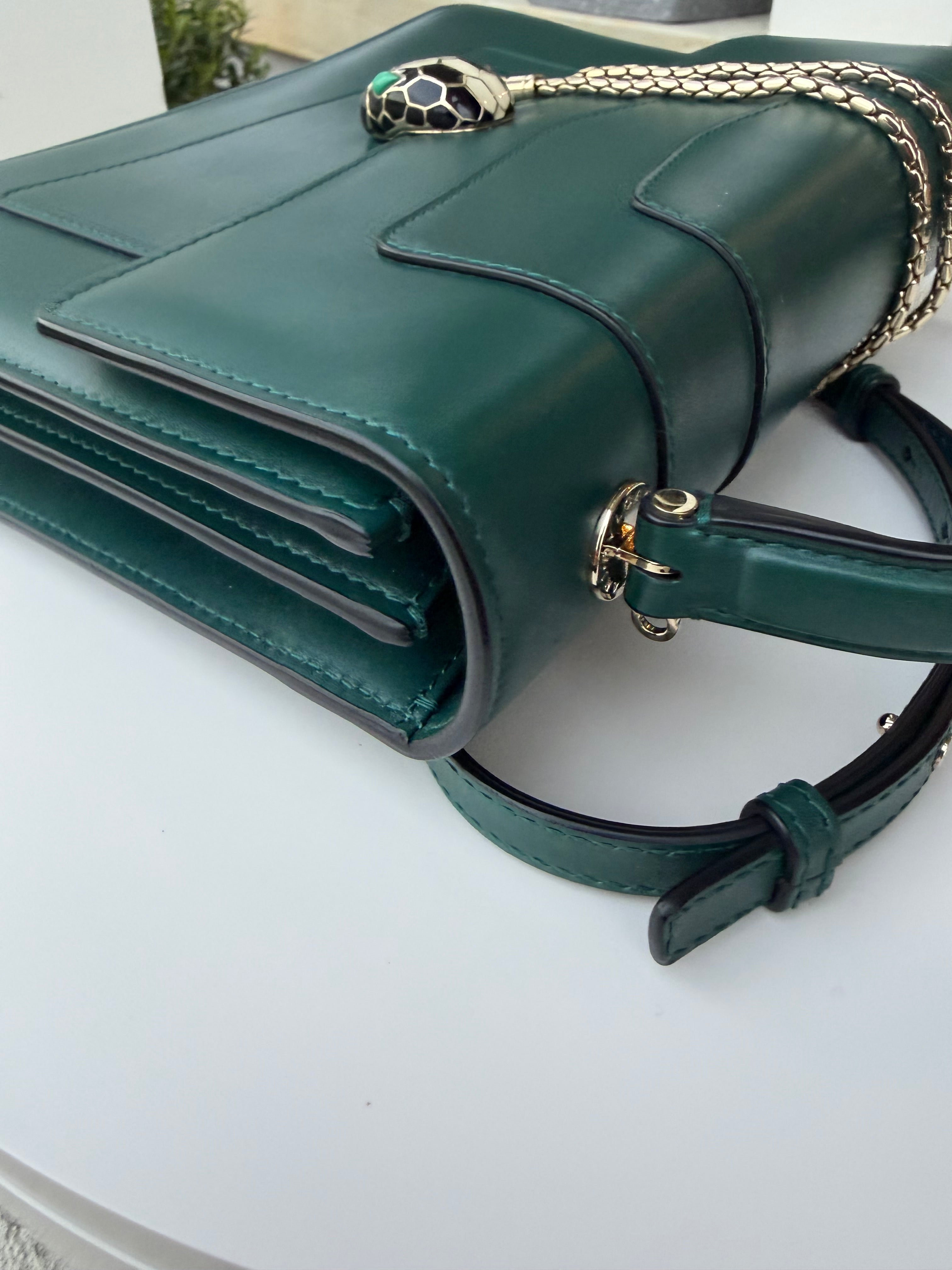 Bvlgari Green Top Handle