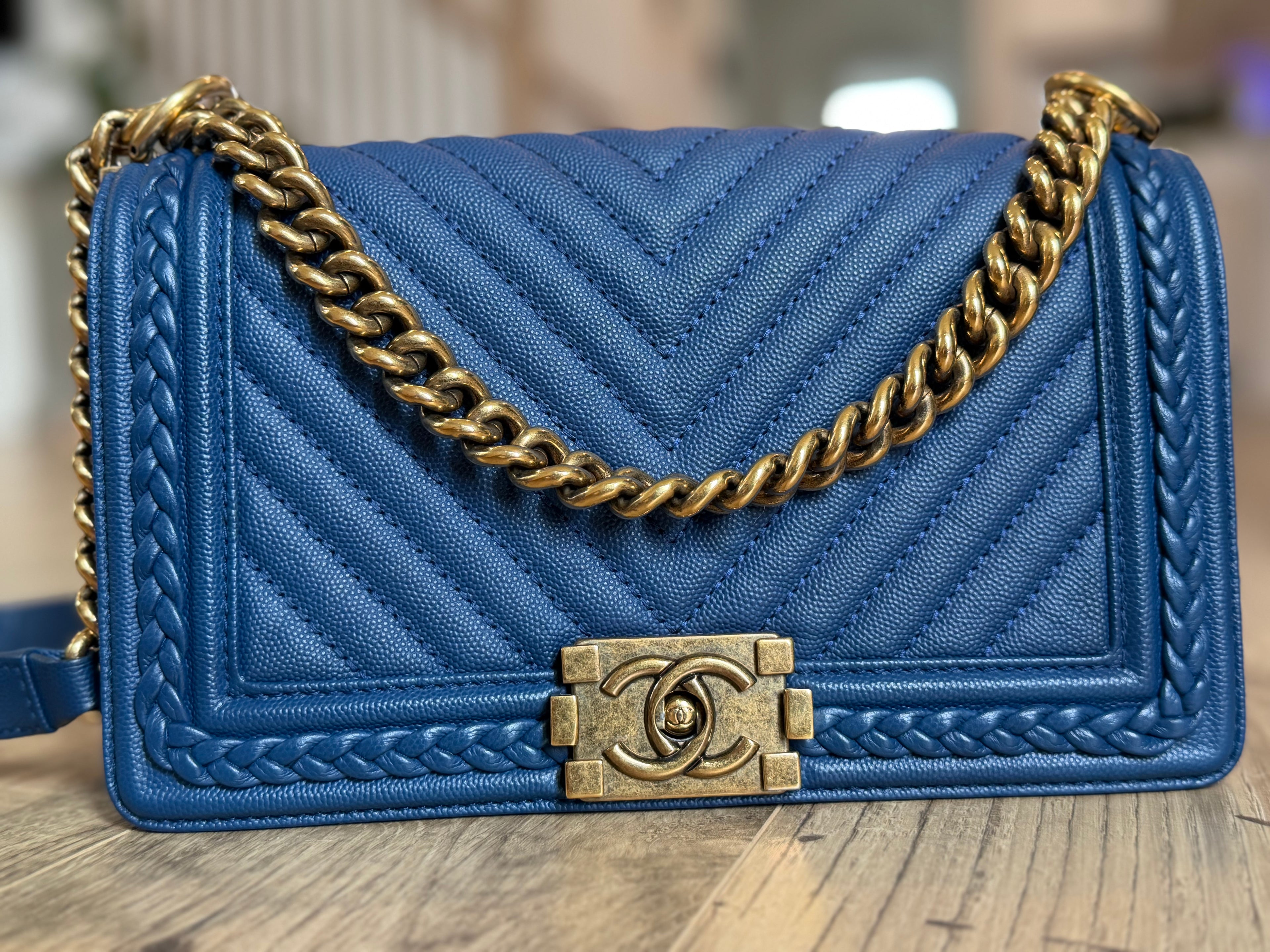 Chanel Caviar Boy Bag Medium