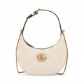 Gucci GG Marmont Leather 2 Way Shoulder Bag White
