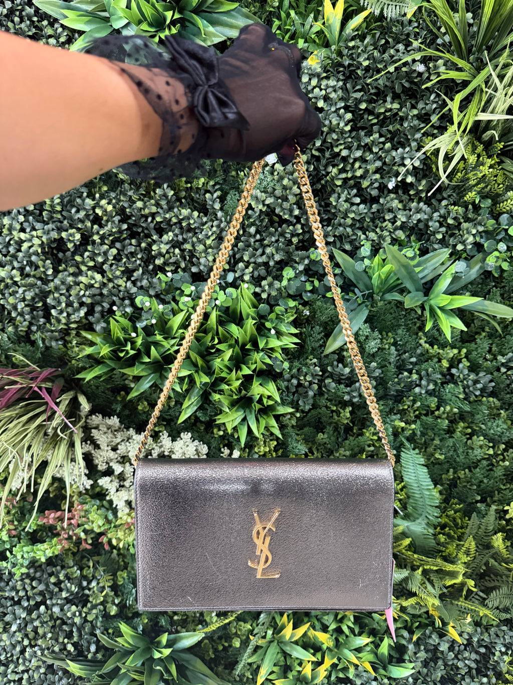 YSL Dark Gold Crossbody