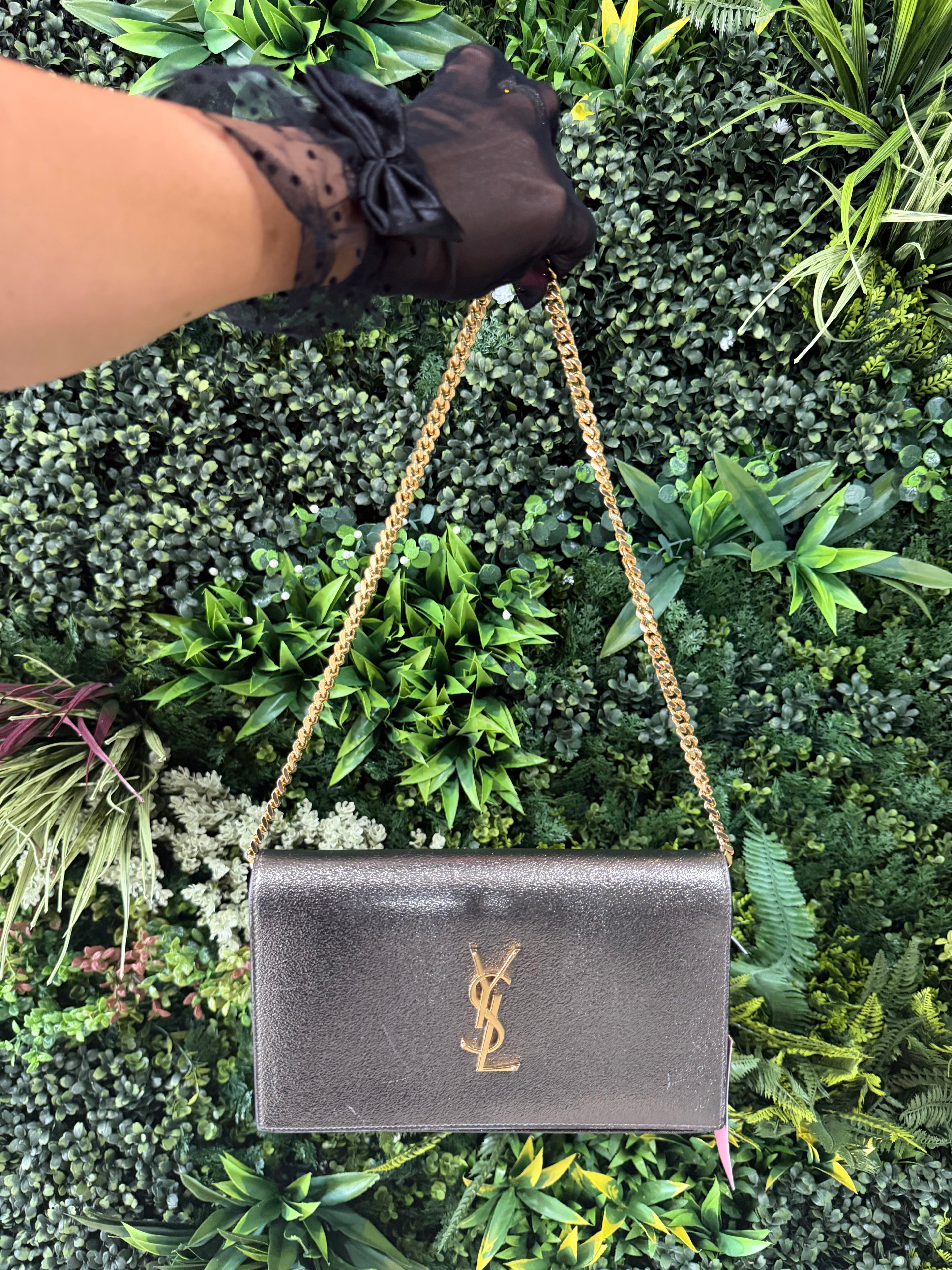 YSL Dark Gold Crossbody