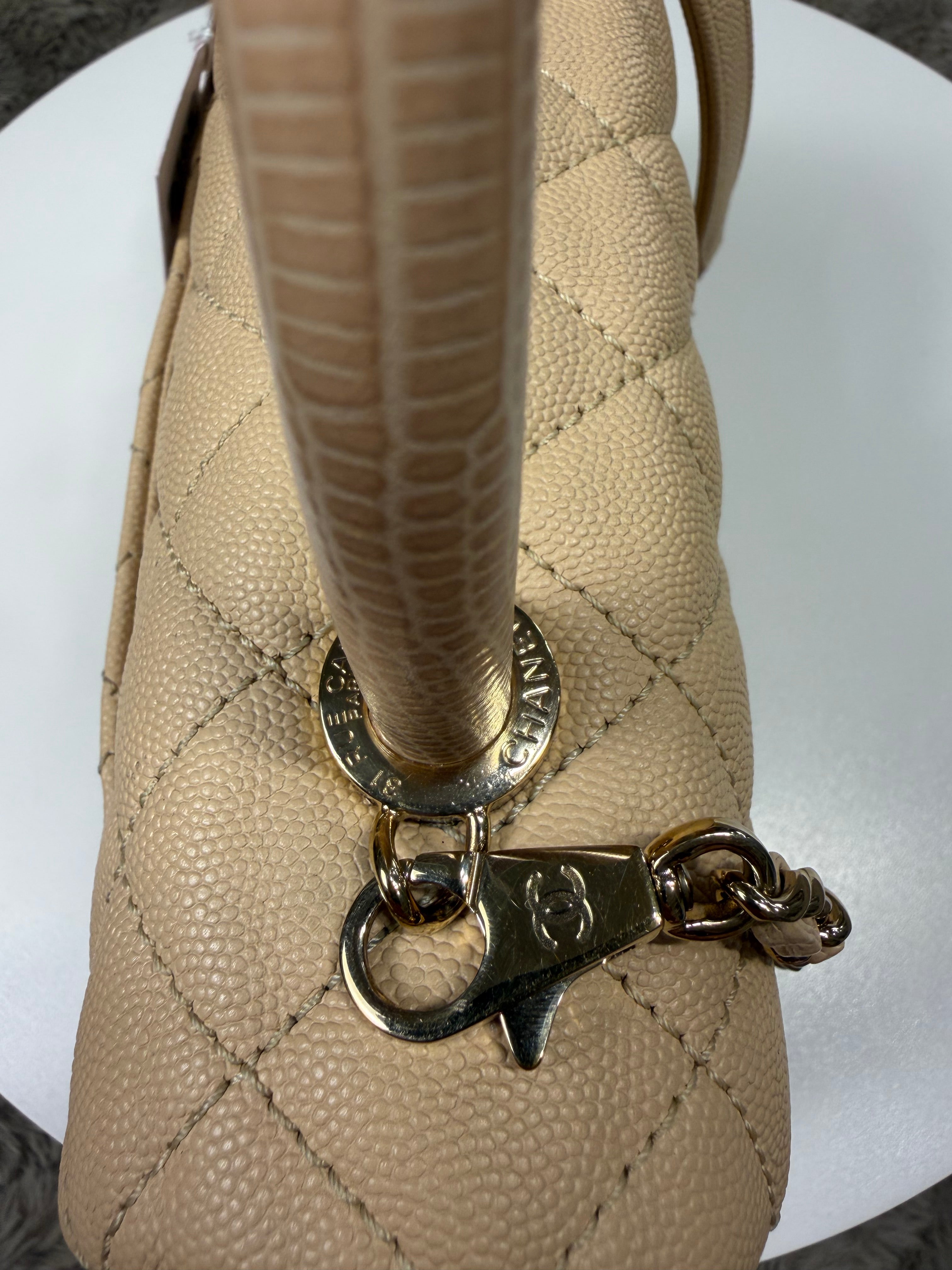 Chanel Coco Handle Beige Mini