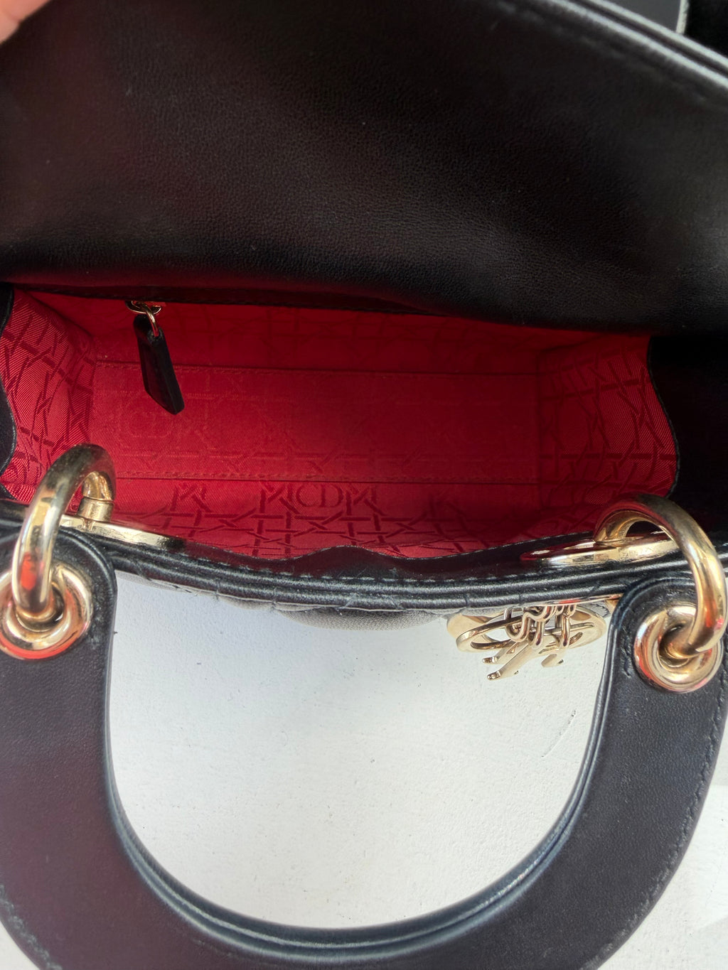 Christian Dior Lady Mini Black
