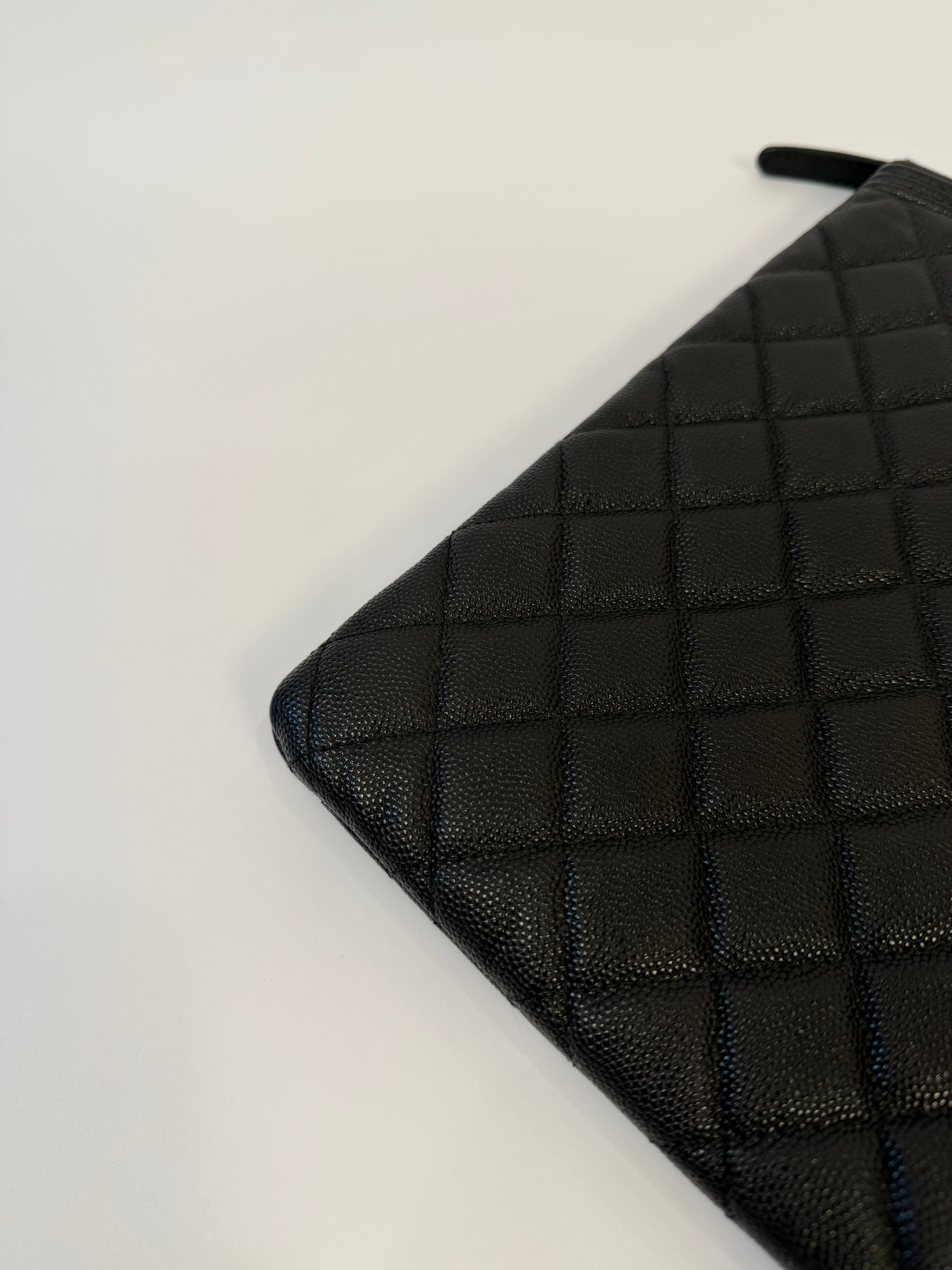 Chanel O Case Caviar