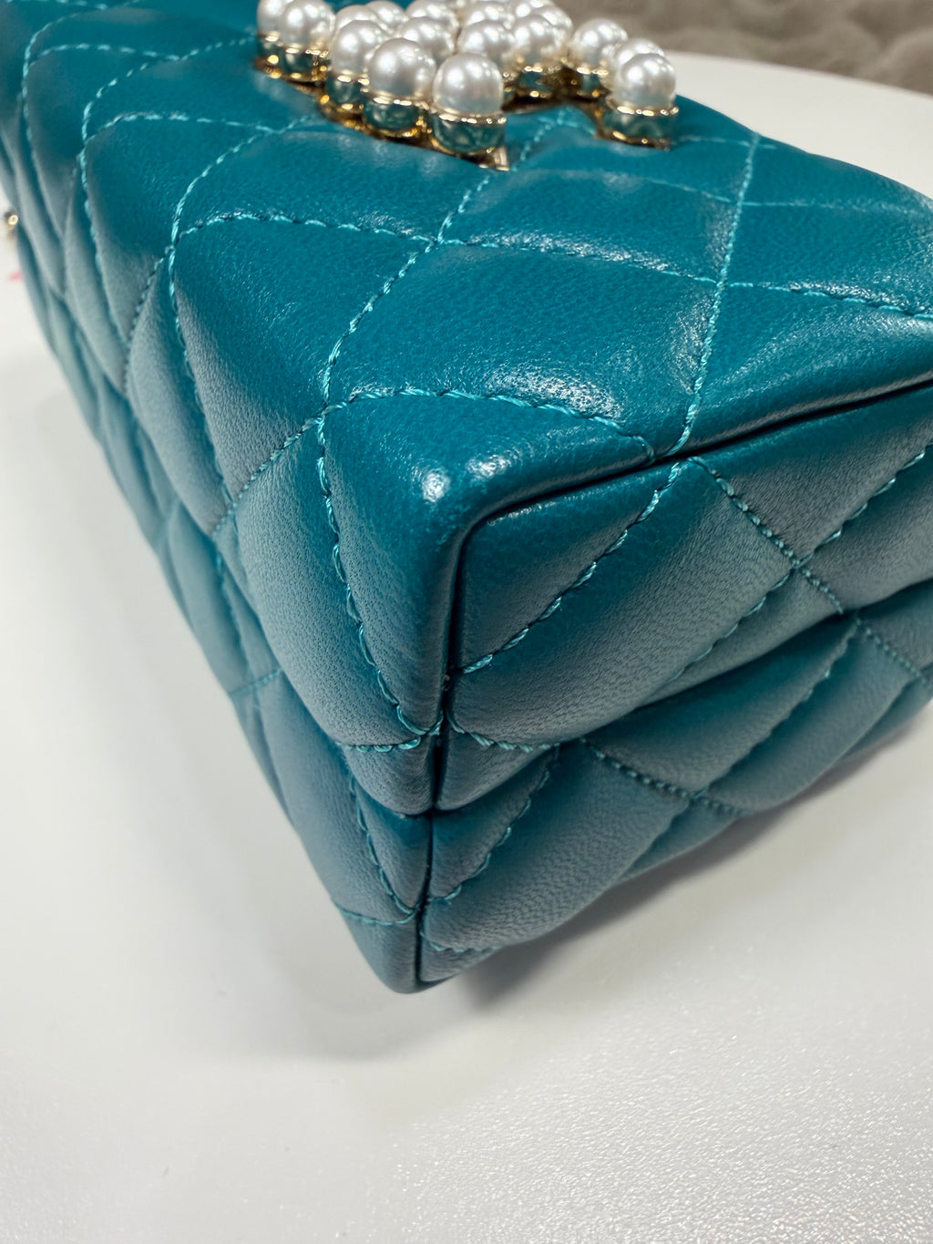 Chanel Pearl Teal Crossbody