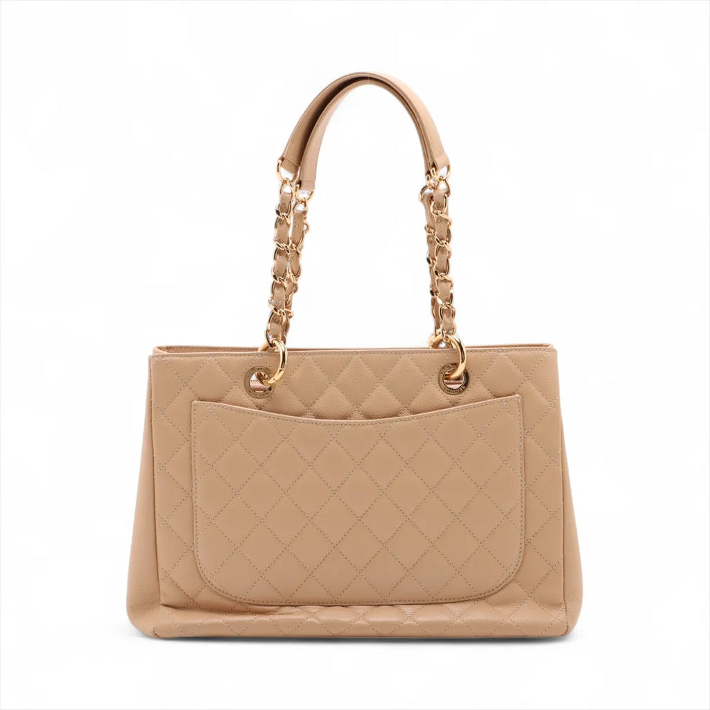 Chanel GST Caviar Tote Bag Beige