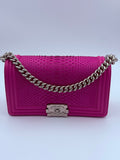 Chanel Boy Bag Medium Python