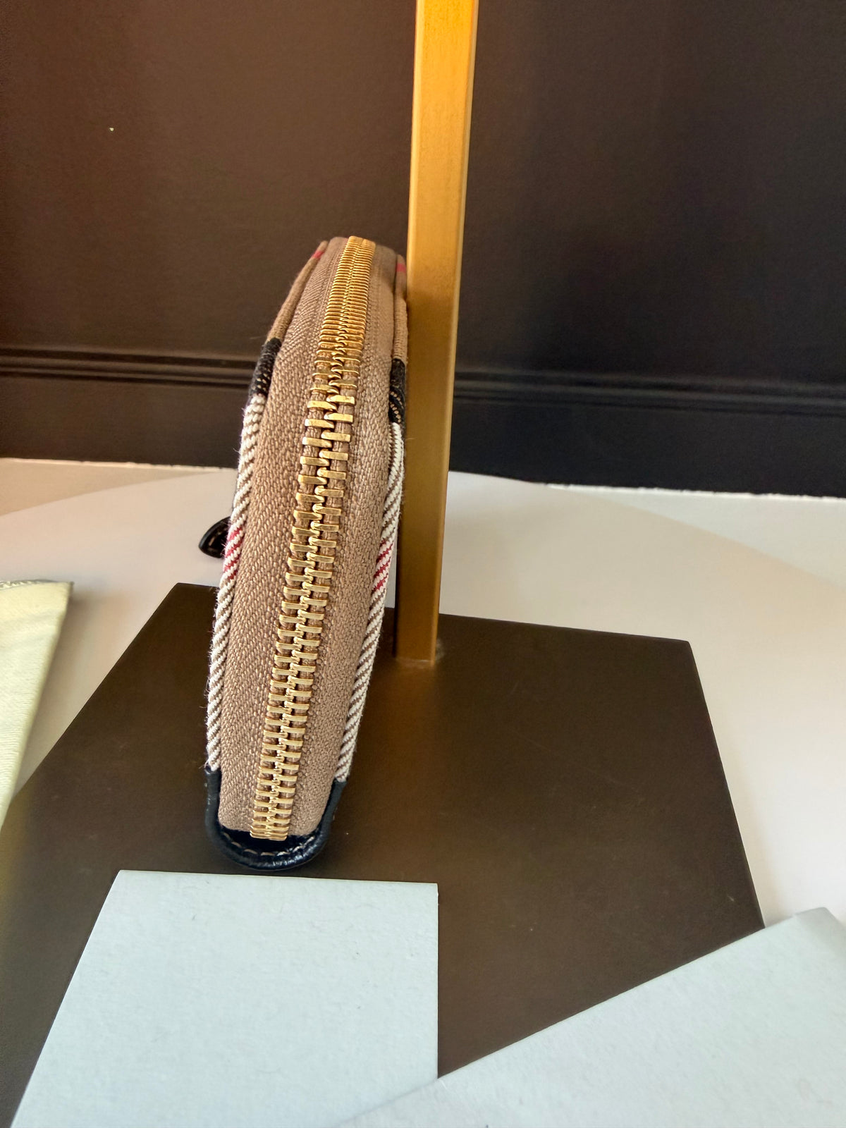Burberry Compact Zip New with Tags