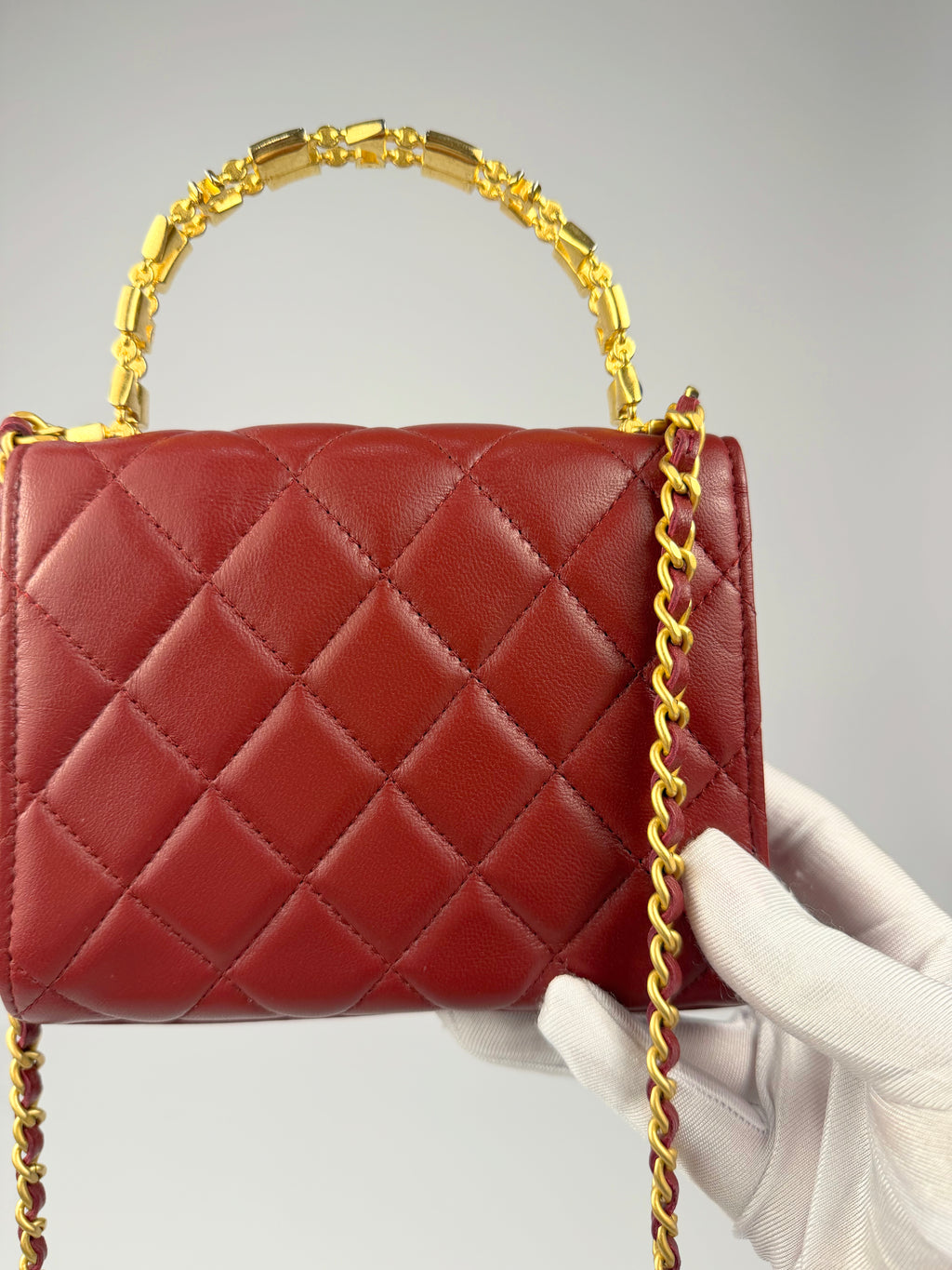 Chanel Enamel Top Handle