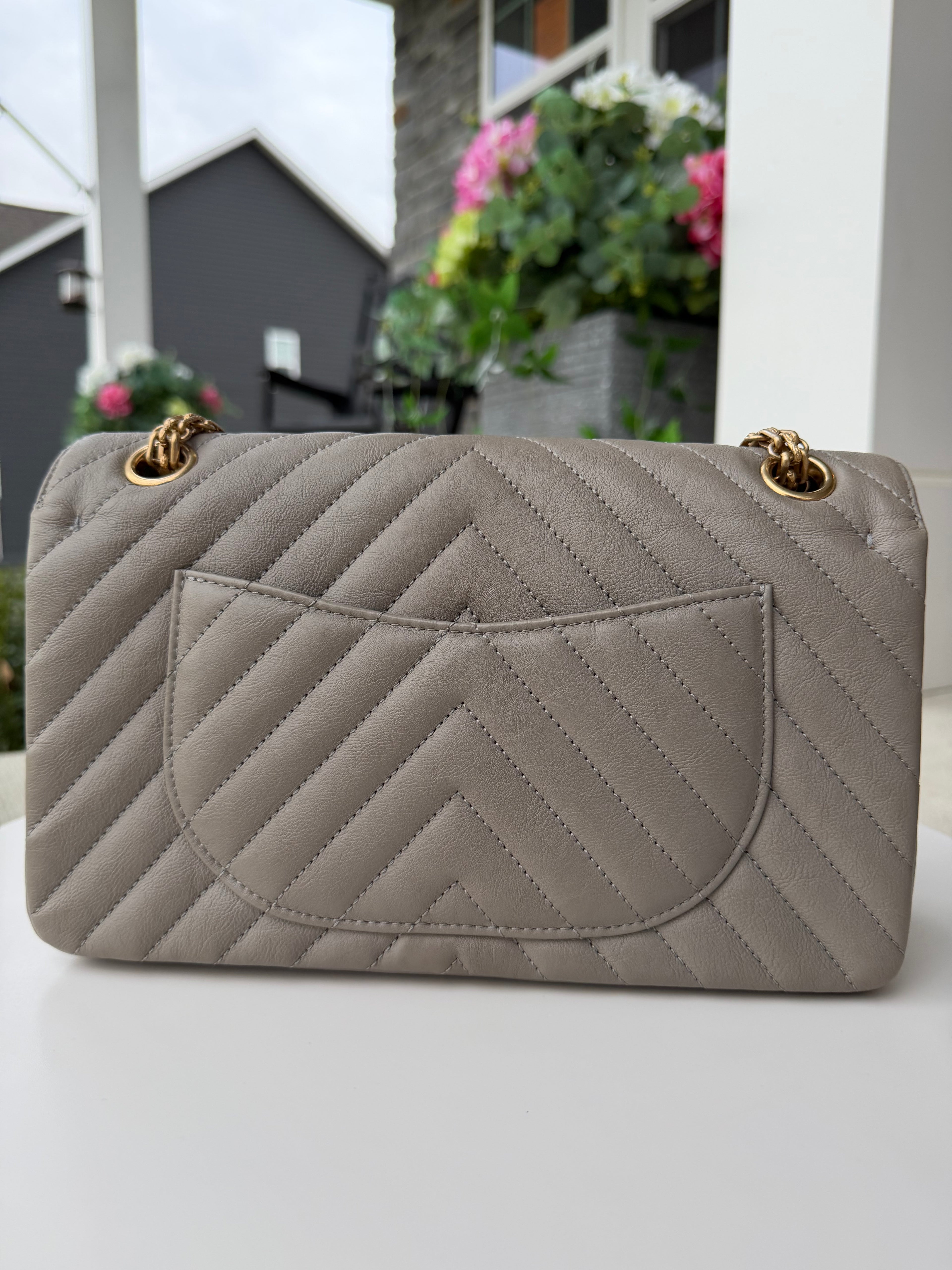 Chanel Reissue Double Flap Grey