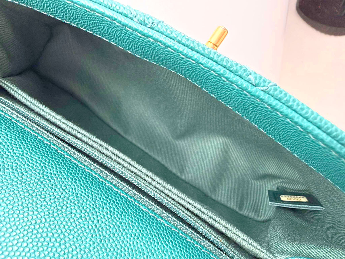 Chanel Coco Handle Green/Teal