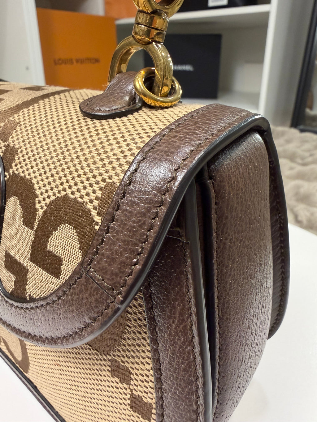 Gucci Bamboo Top Handle Crossbody