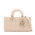 Christian Dior Cannage Lady Dejoy Beige