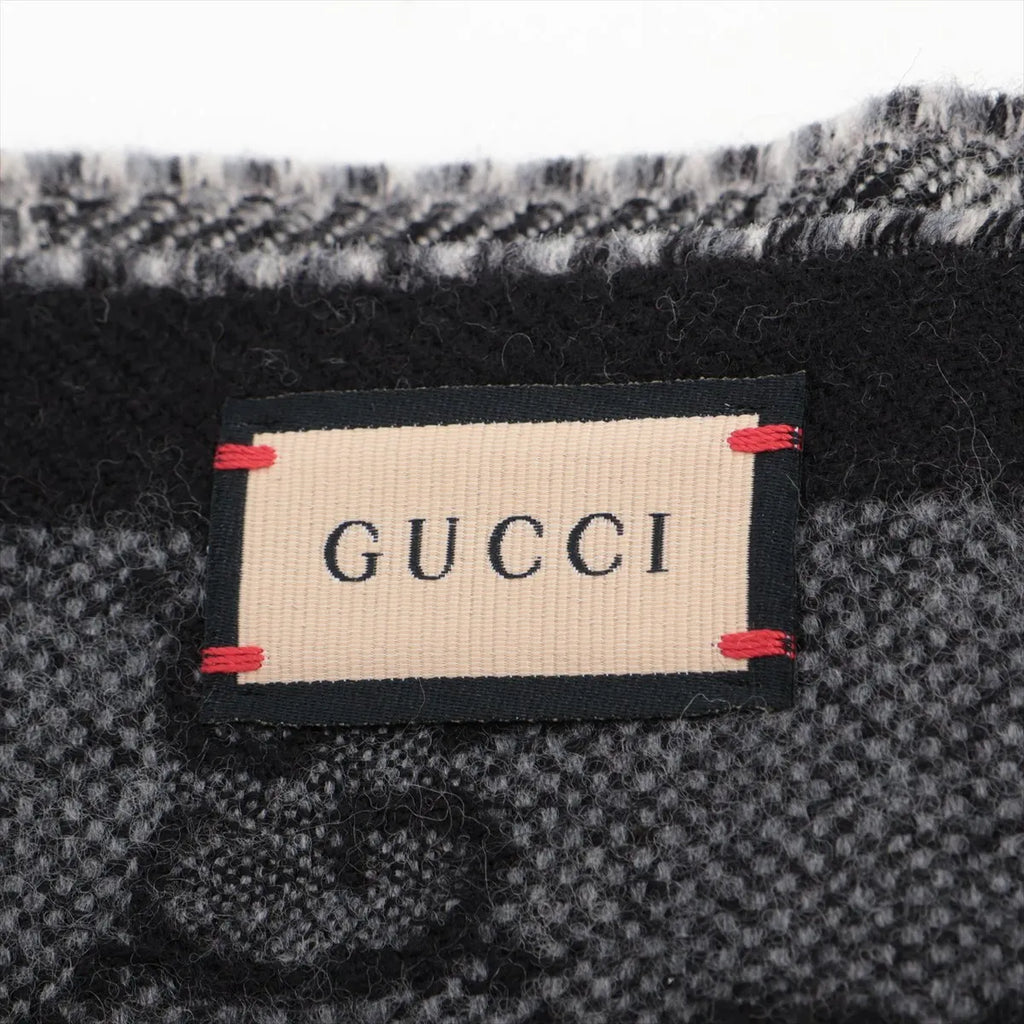 Gucci Scarf Wool Black