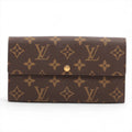 Louis Vuitton Monogram Pochette Porte Brown Long Wallet