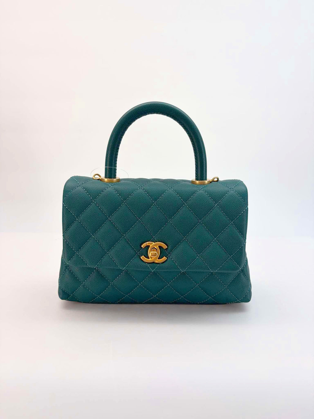 Chanel Coco Handle Green/Teal