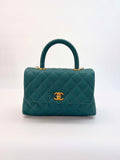 Chanel Coco Handle Green/Teal