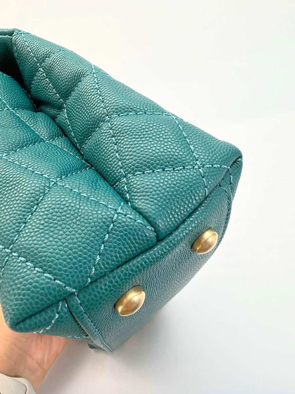 Chanel Coco Handle Green/Teal