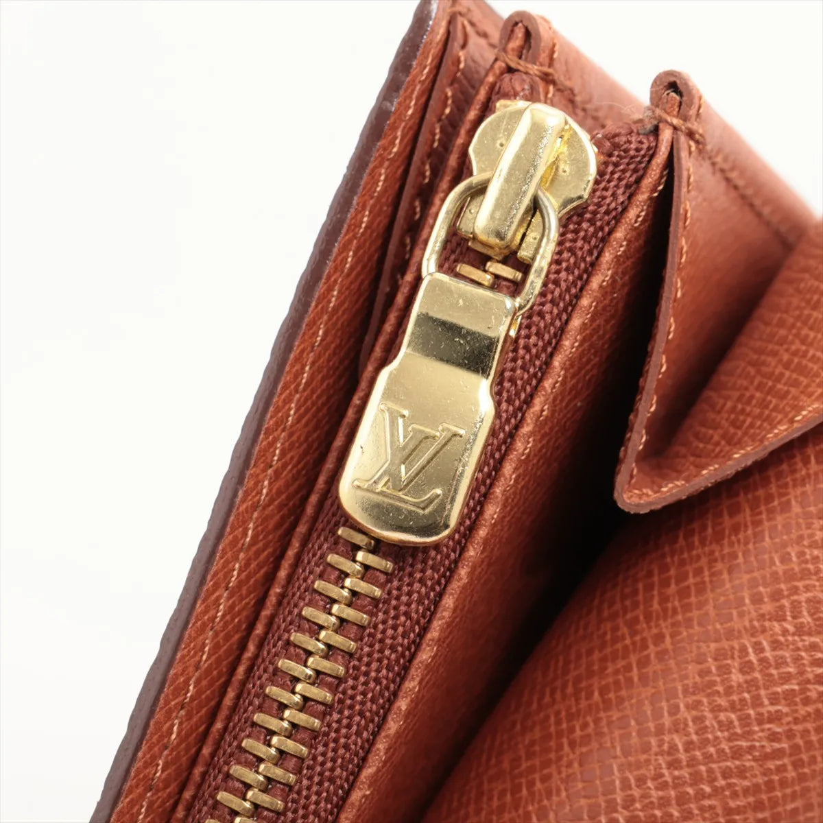 Louis Vuitton Monogram Pochette Porte Brown Long Wallet