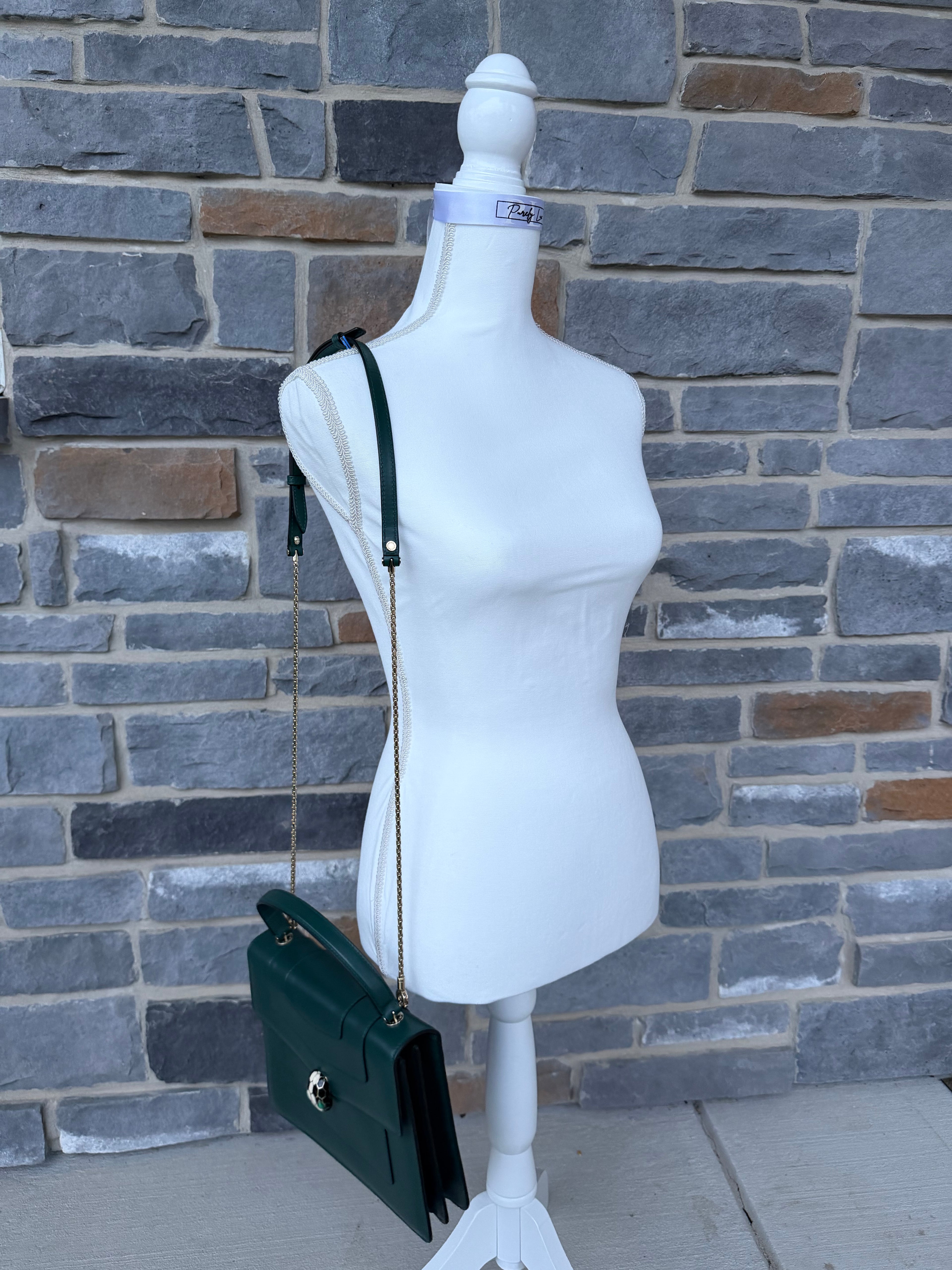 Bvlgari Green Top Handle