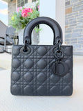 Christian Dior Small Matte Black Lady