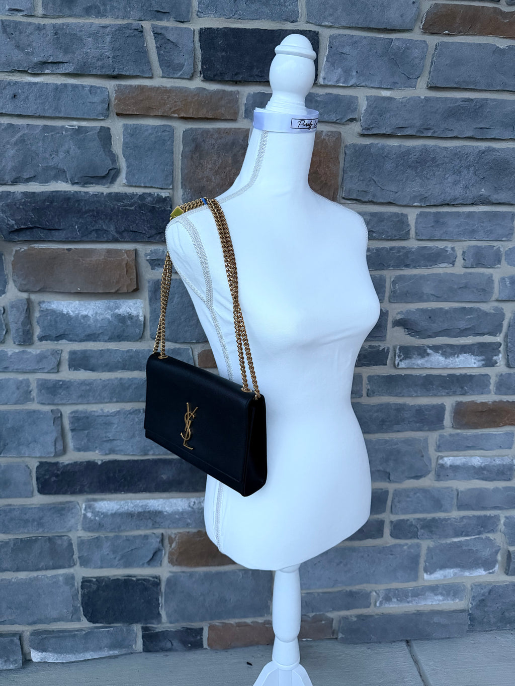 YSL Crossbody Black
