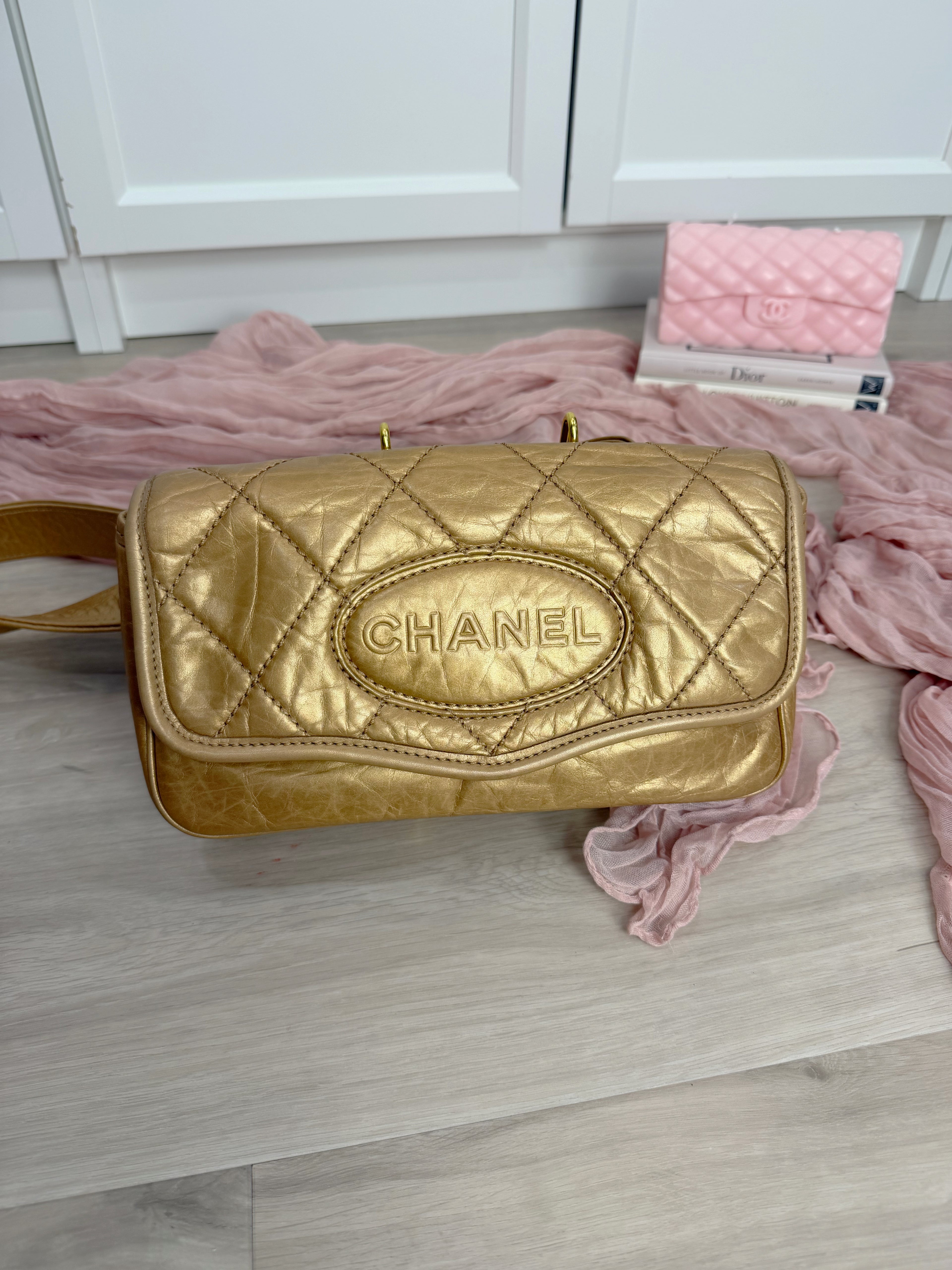 Chanel Metallic Belt Bag