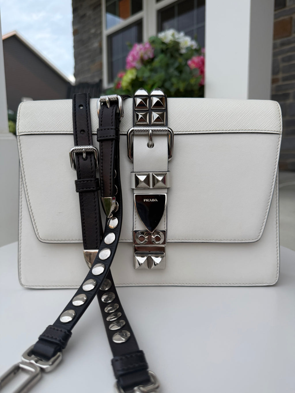 Prada White Crossbody