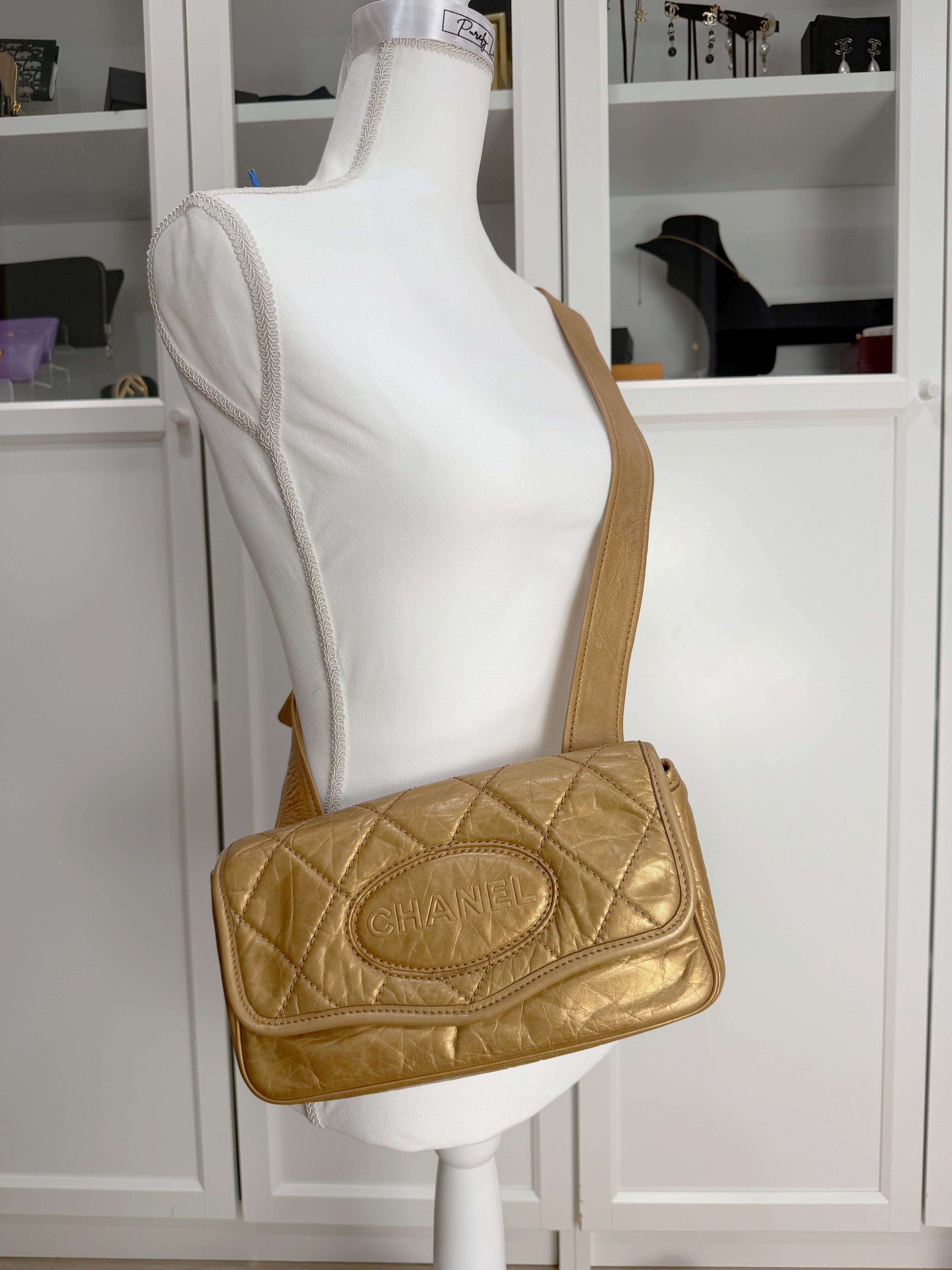 Chanel Metallic Belt Bag