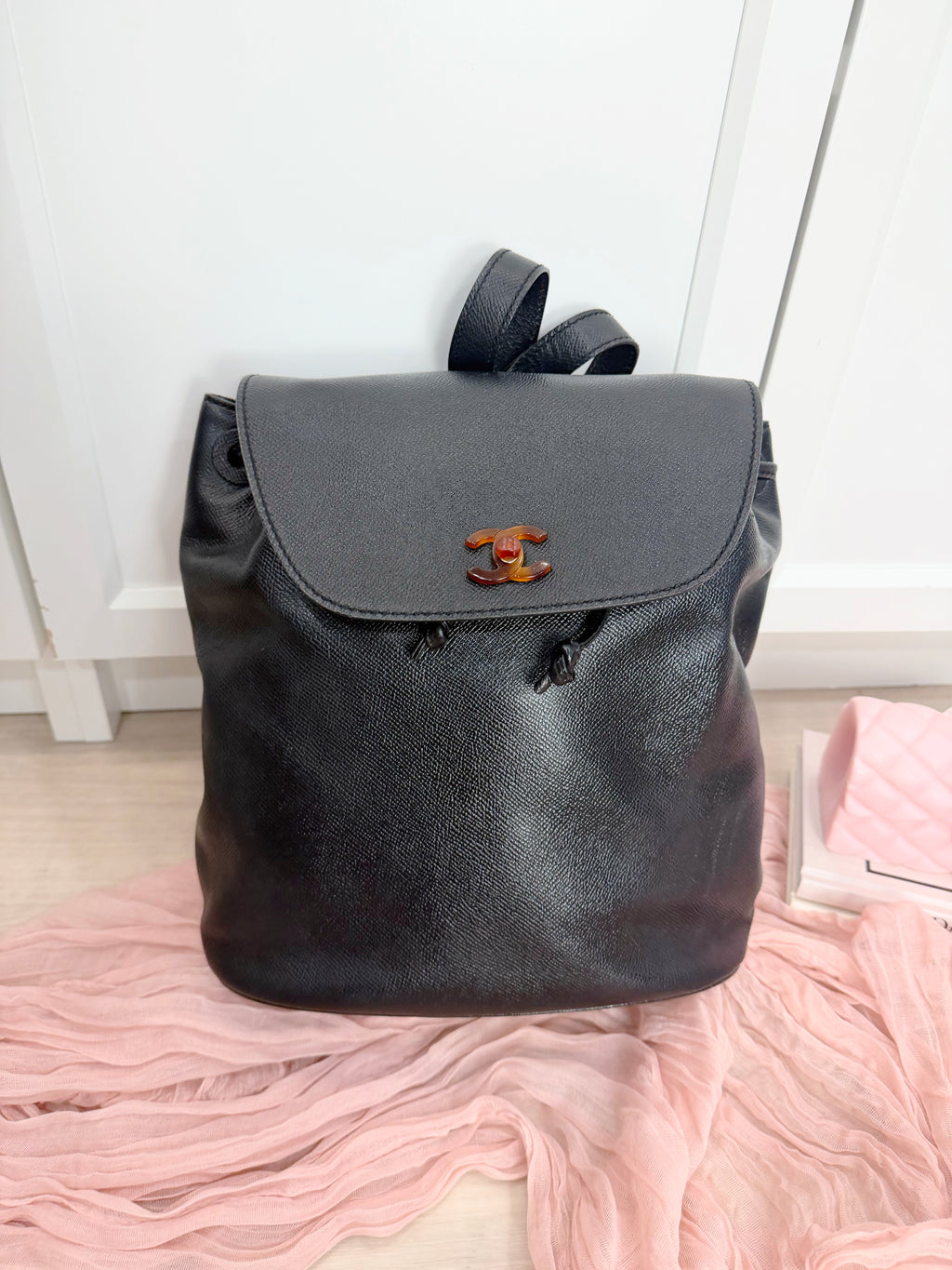 Chanel Caviar Black Backpack