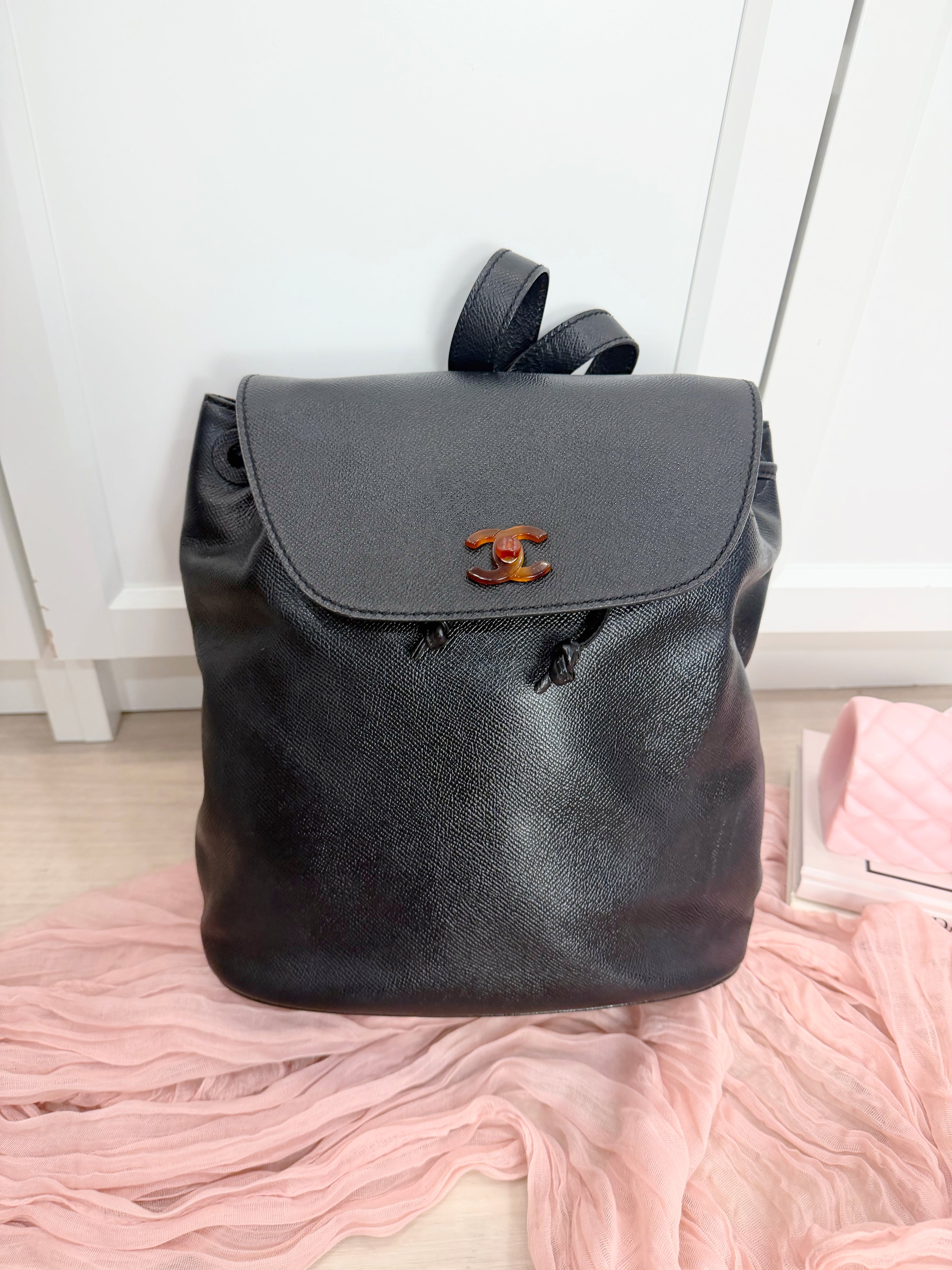 Chanel Caviar Black Backpack