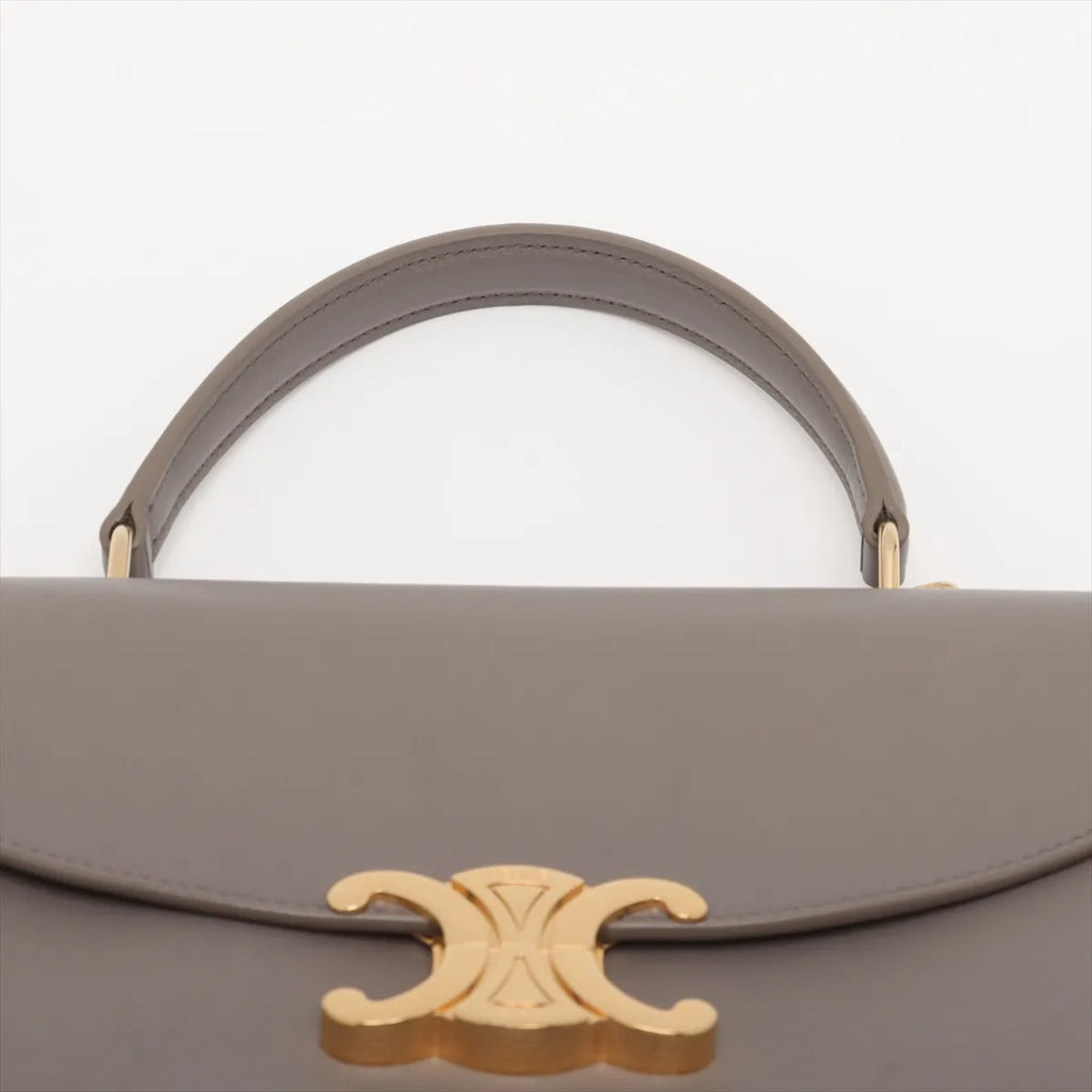 Celine Triomphe Medium Nino Handbag Gray