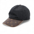 Louis Vuitton Cap Get Lady Cap L Polyester x silk Black