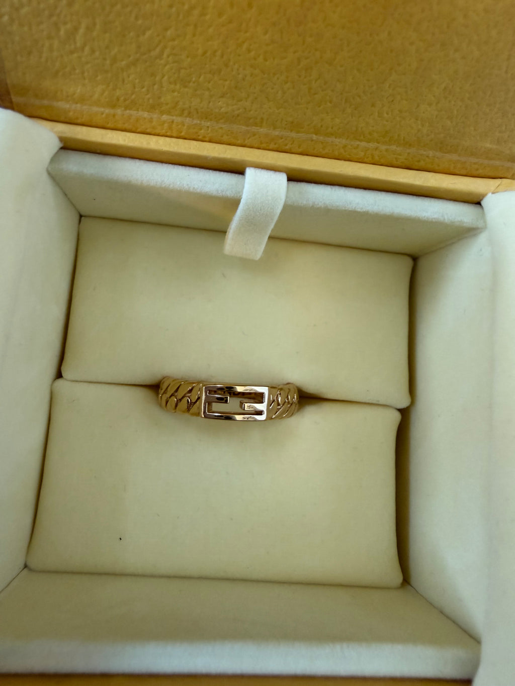 Fendi Ring New In Box Size Large