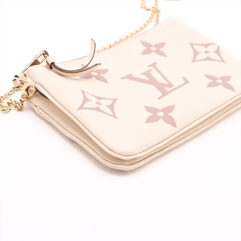 Louis Vuitton Monogram Empreinte Pochette Double Zip