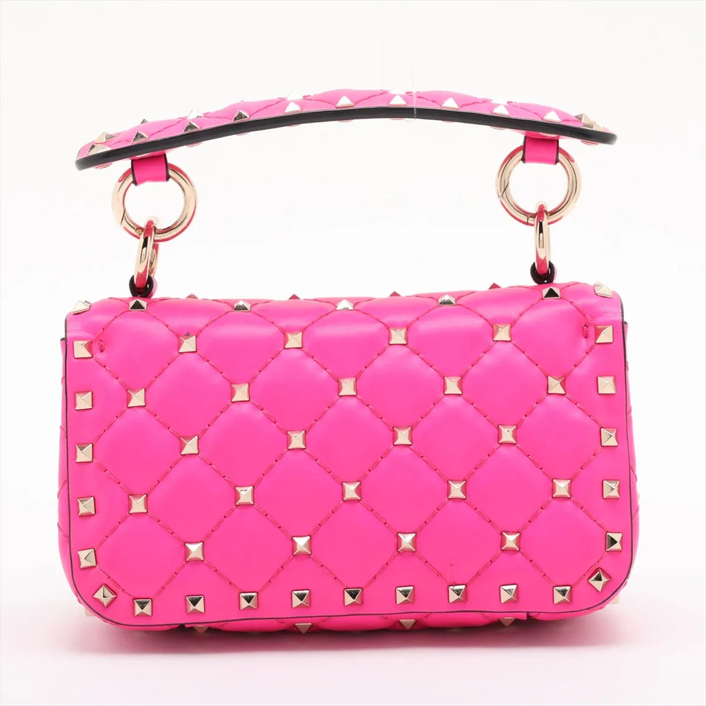 Valentino Pink Rockstud Top Handle / Crossbody