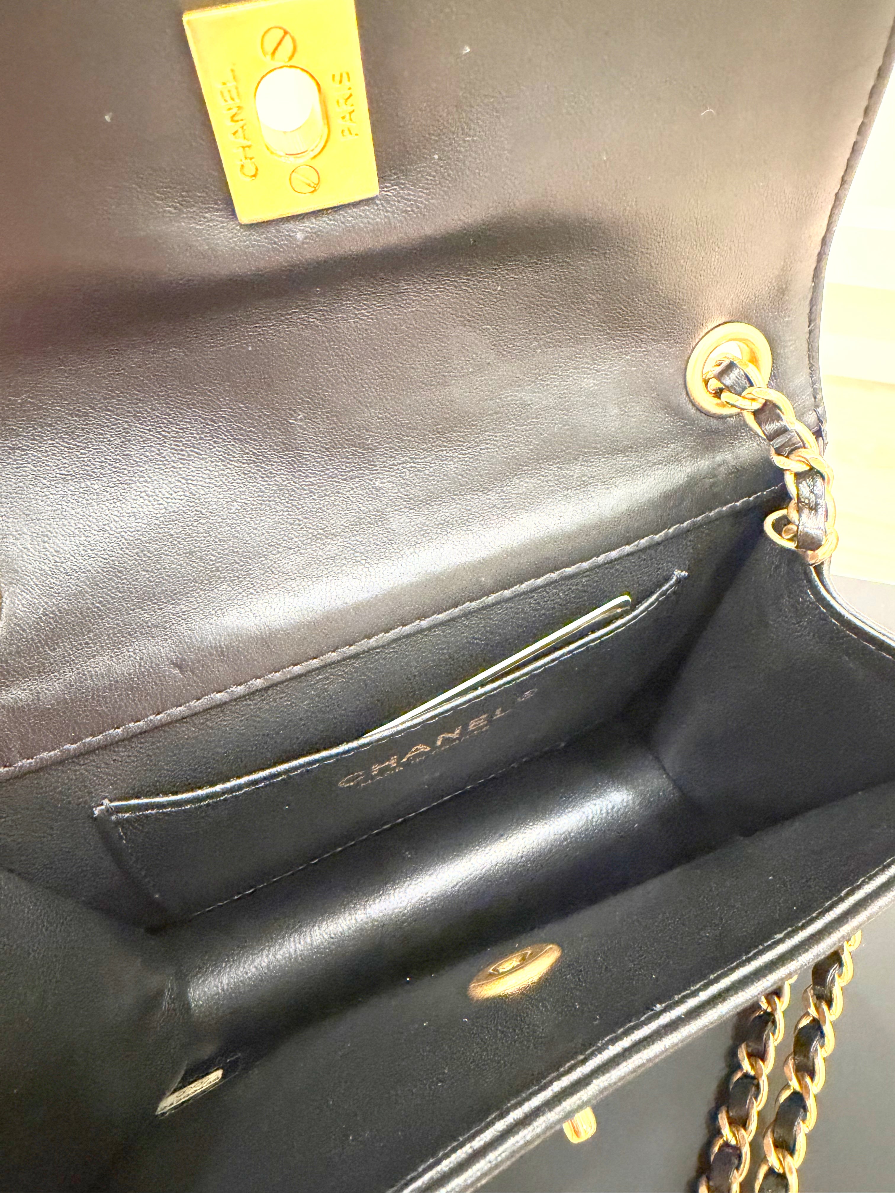 Chanel Black Gold Crossbody