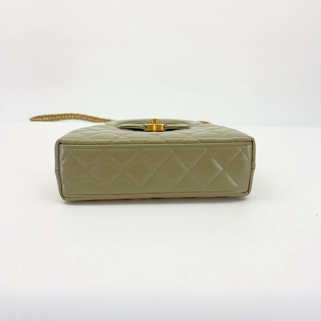 Chanel Kelly Sage Green