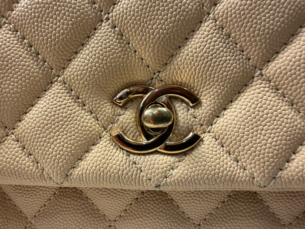 Chanel Coco Handle Beige Mini