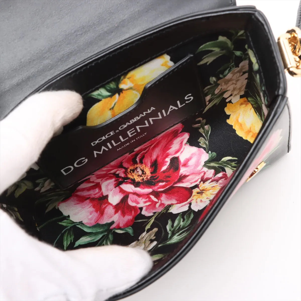 Dolce & Gabbana Leather Shoulder bag Black