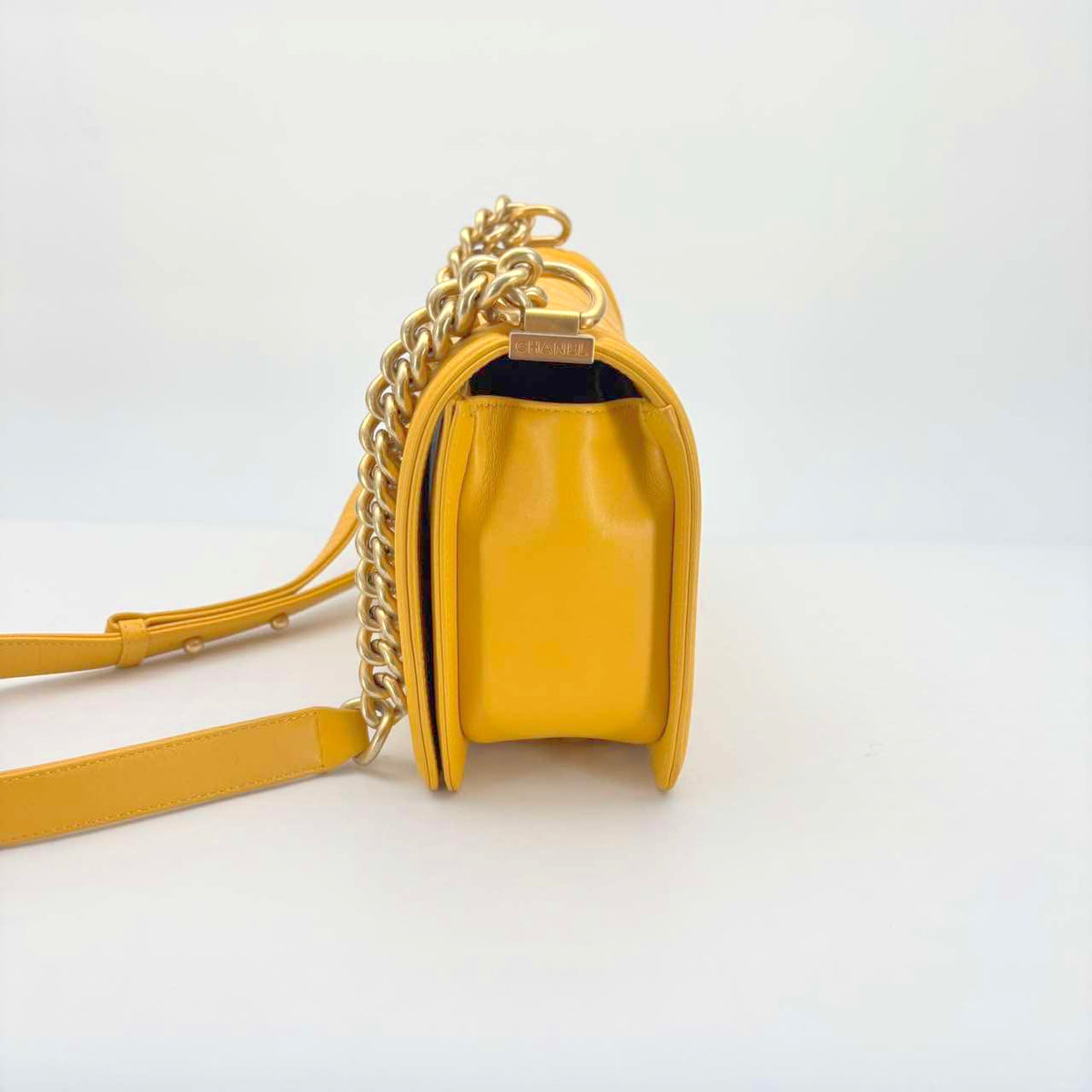 Chanel Medium Lambskin Yellow